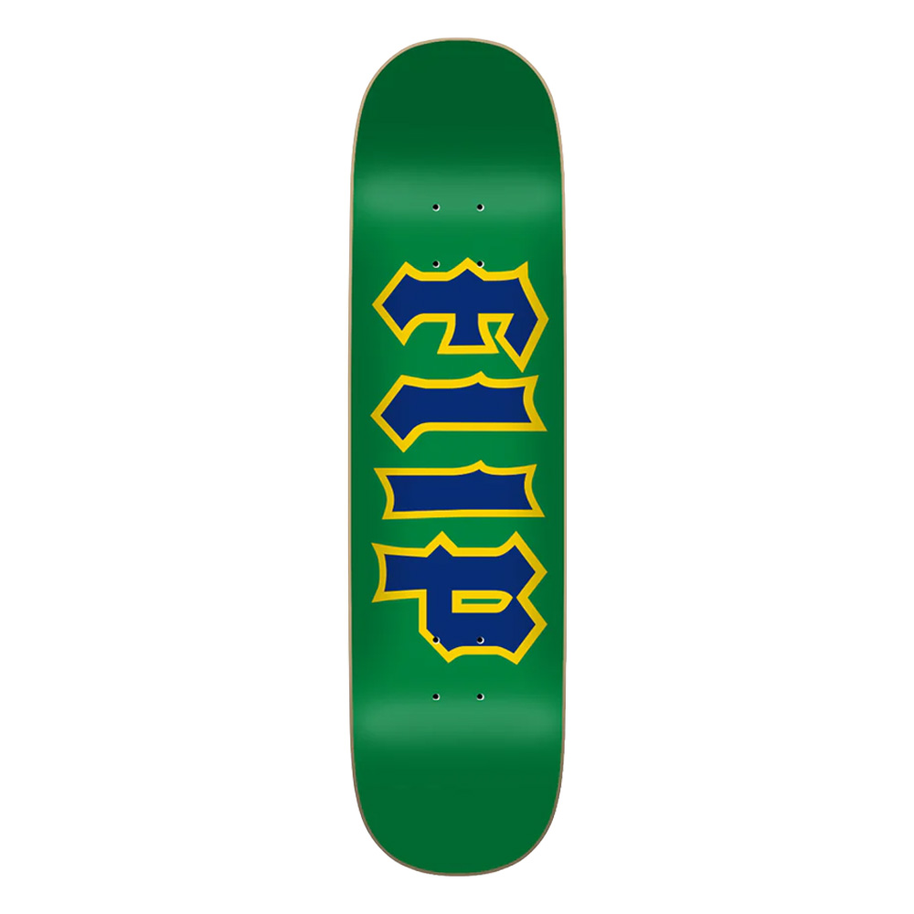 フリップ FLIP スケボー デッキ 8.125 CANCELLED LOGO GREEN TEAM DECK