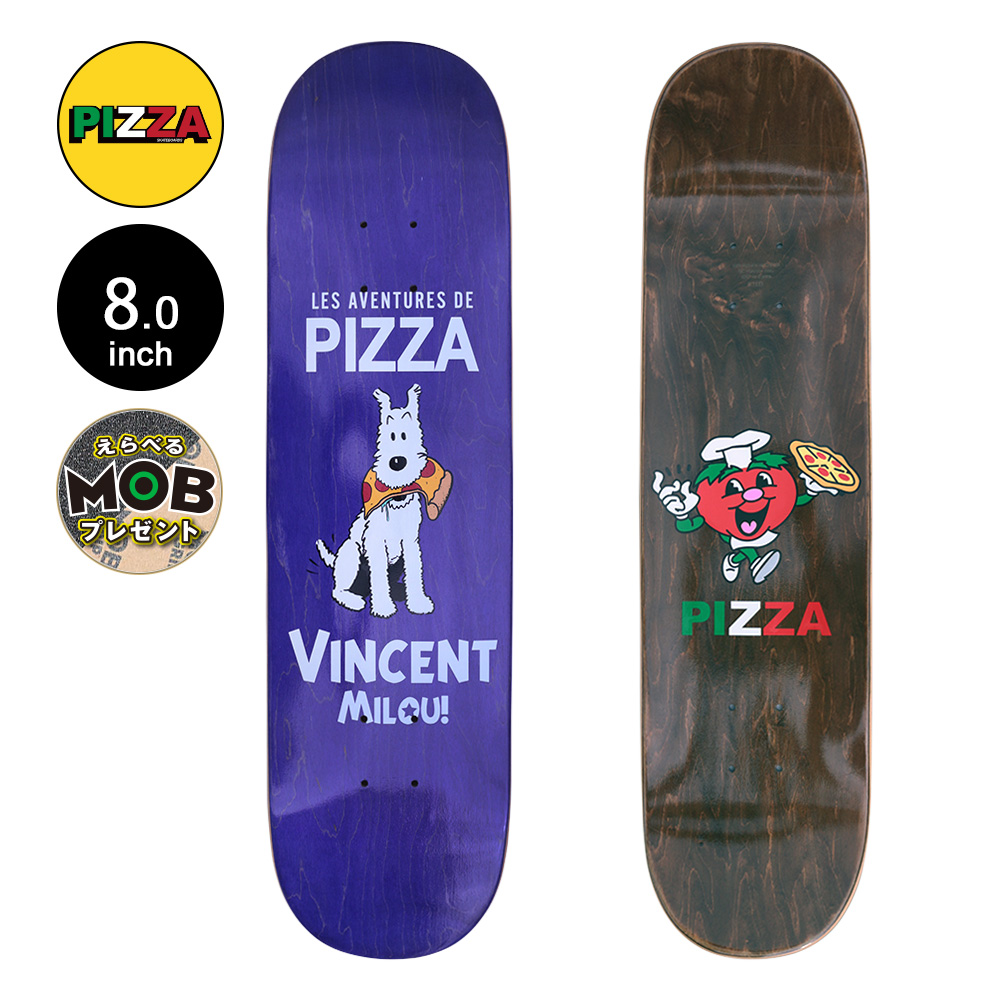 PIZZA ピザ 8.0 MIROU DEBUT DECK デッキ ヴィンセント・ミルー スケートボード スケボー ストリート 板（2308） :311501079:American Street Style