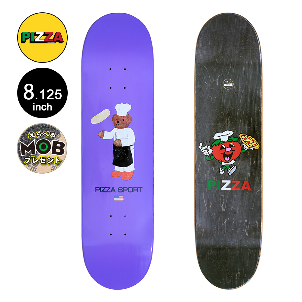 PIZZA ピザ スケボー デッキ 8.125 CHEF BEAR DECK デッキ スケートボード スケボー ストリート 板（2308） :311501086:American Street Style