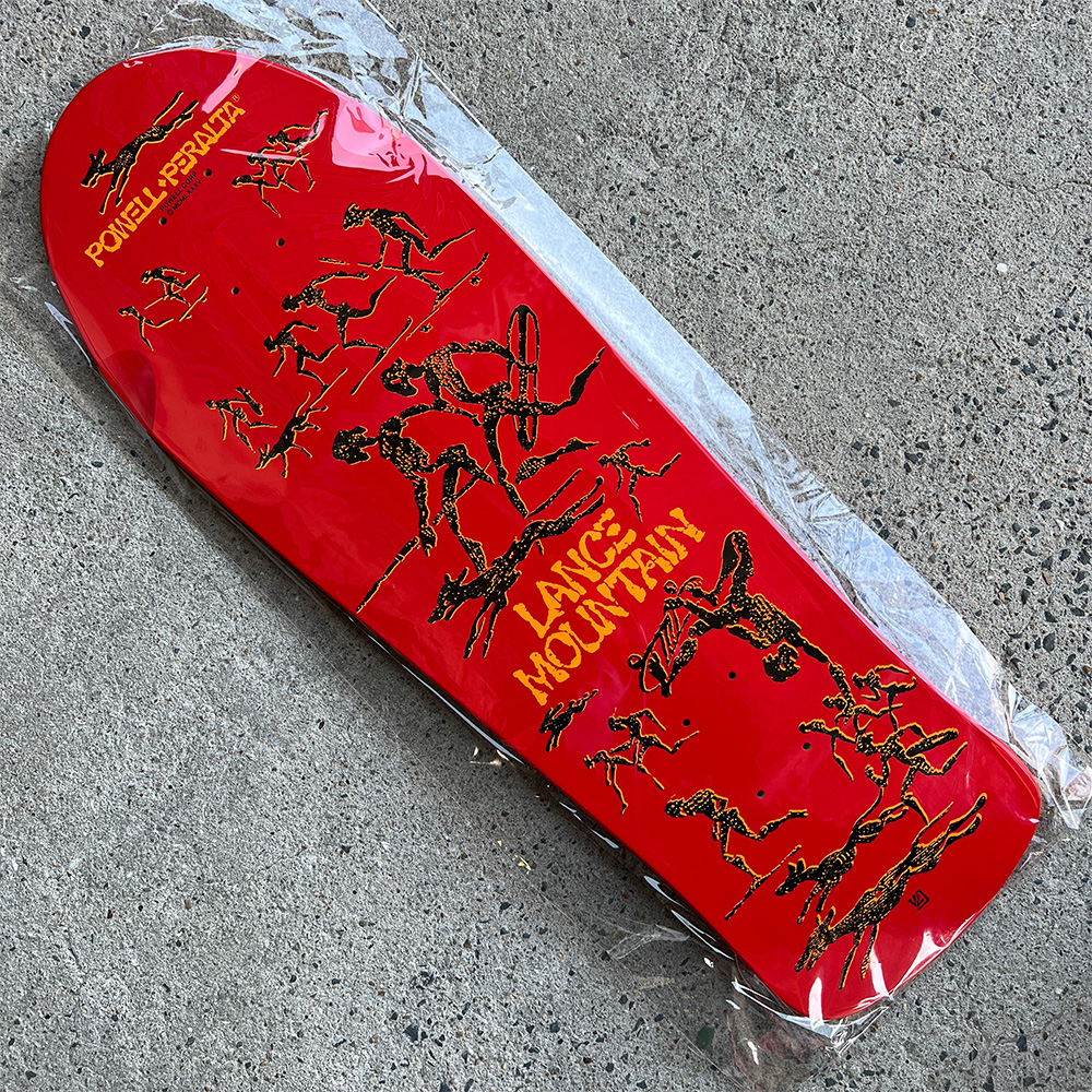 POWELL PERALTA パウエル・ペラルタ スケボー デッキ 9.9 BONES BRIGADE® LANCE MOUNTAIN  SERIES15 RED ランス マウンテン ボーンズ・ブリゲード(2403)