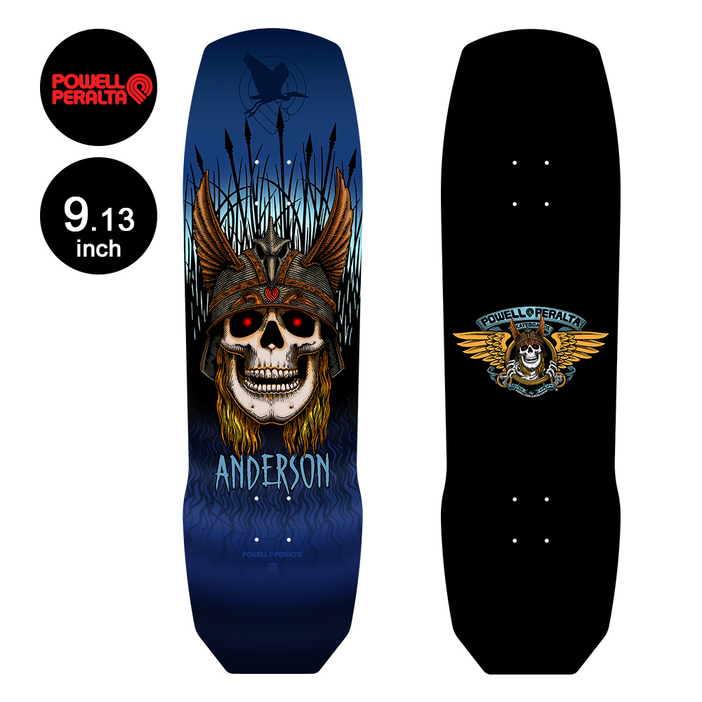 パウエルペラルタ　アンディアンダーソン　9.13インチ POWELL パウエル・ペラルタ PERALTA 9.13 ANDY ANDERSON HERON