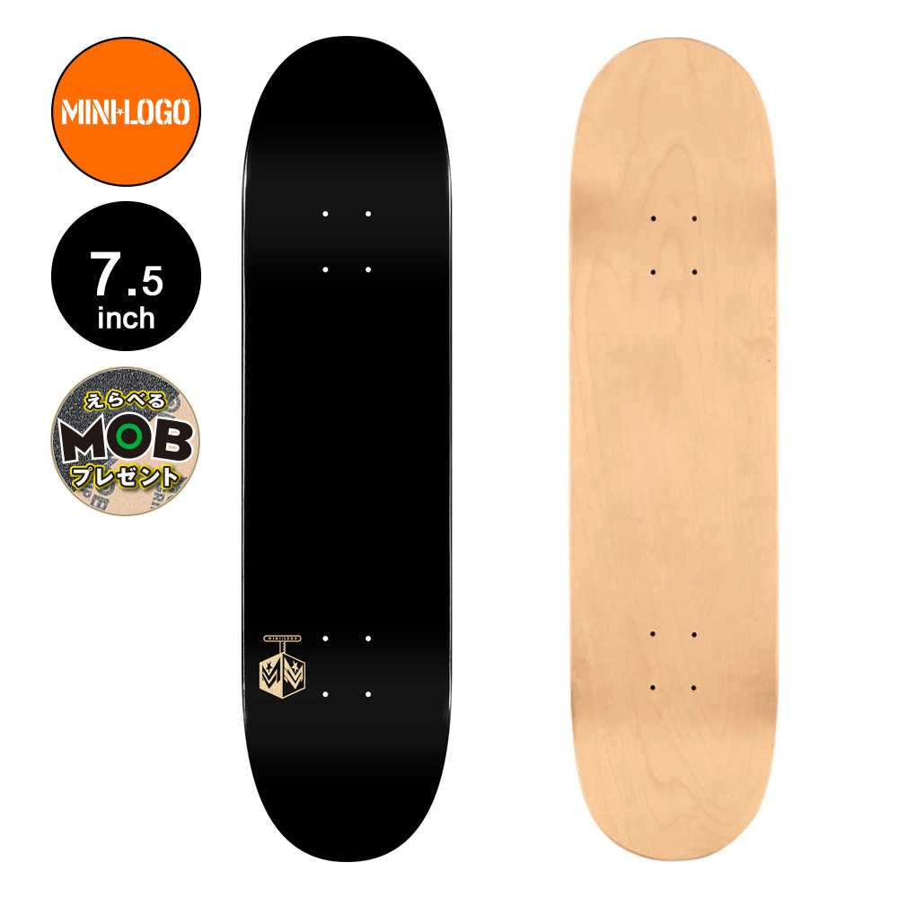 ミニロゴ MINI LOGO スケボー デッキ 7.5 DETONATOR 
