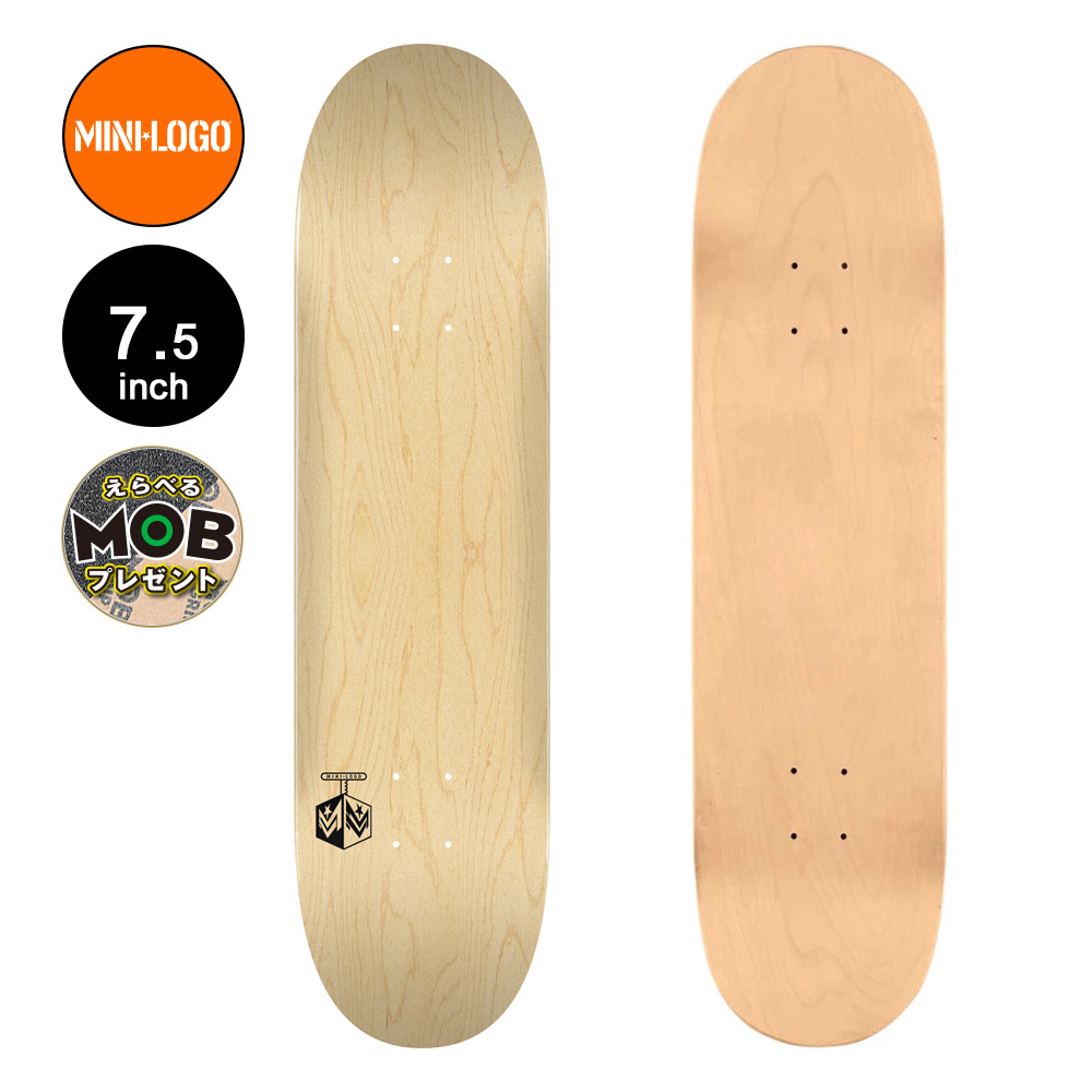ミニロゴ MINI LOGO スケボー デッキ 7.5 DETONATOR 