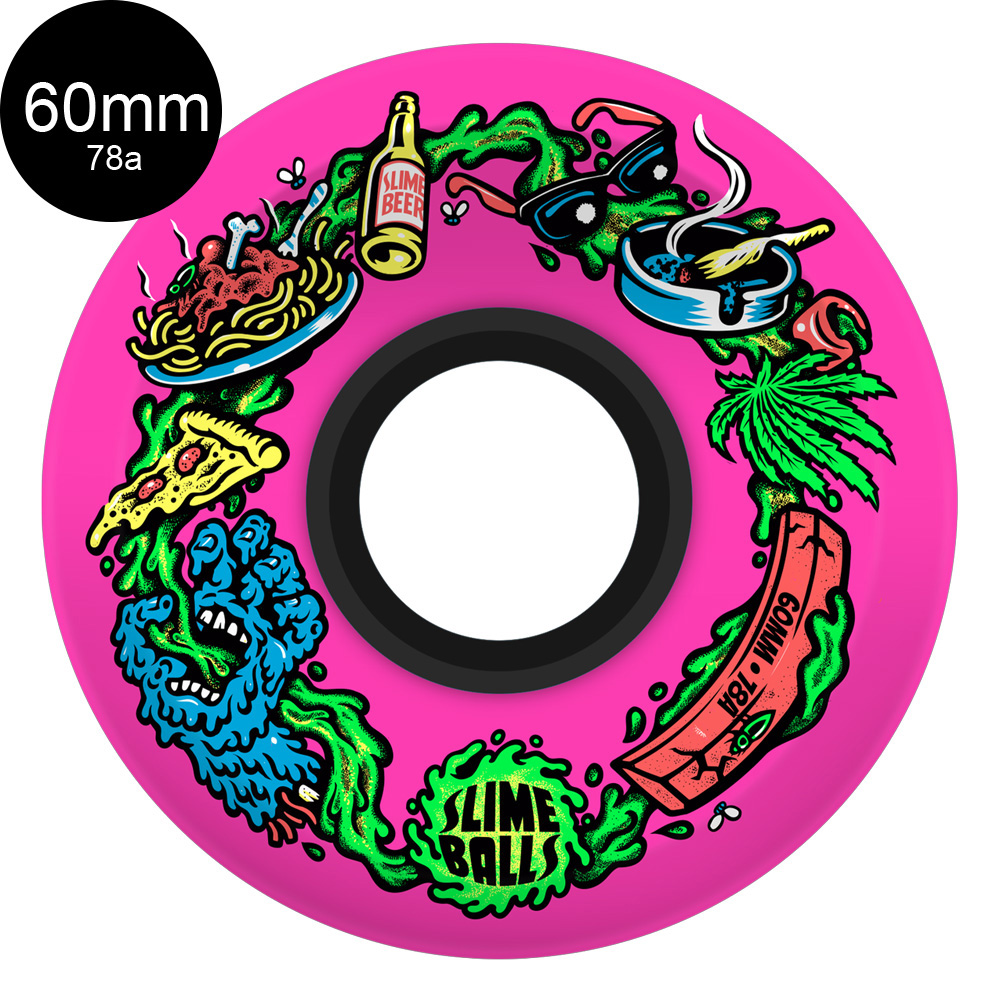 SLIME BALLS スライムボールズ ウィール　OG 60ミリ78a スライムボールズ SLIME BALLS 60mm SCARF OG PINK 78A WHEELS