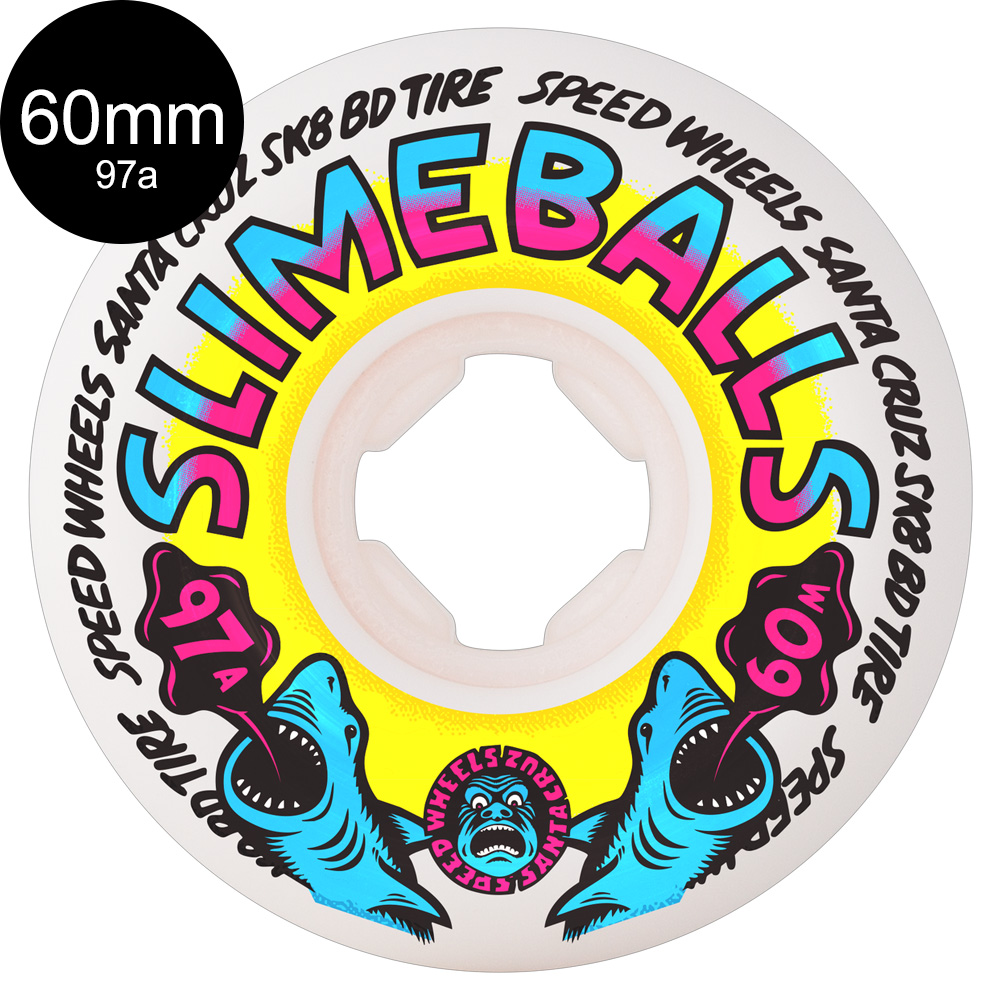 DOUBLE DUROS スケートボードウィール 58mm 95A オージェイウィール OJ WHEELS 58mm DOUBLE DURO WHITE/BLACK MINI
