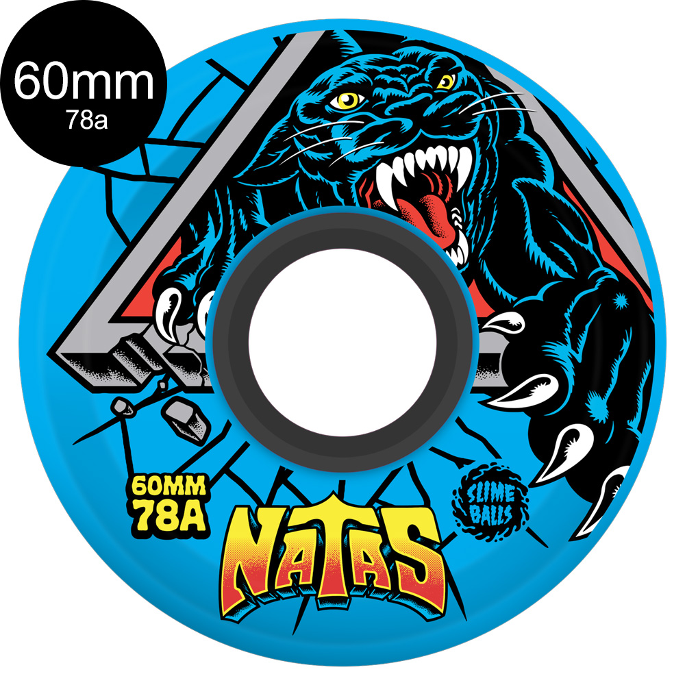 スライムボールズ SLIME BALLS 60mm NATAS REISSUE OG BLUE 78A WHEELS