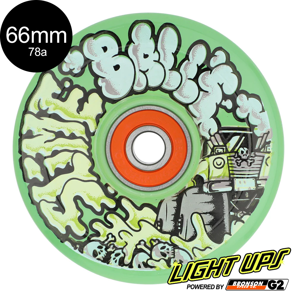 すらいむ様　ー0711ー11600ーアミューズメント スライムボールズ SLIME BALLS 66mm ACCELERATOR LIGHT UPS OG 78A