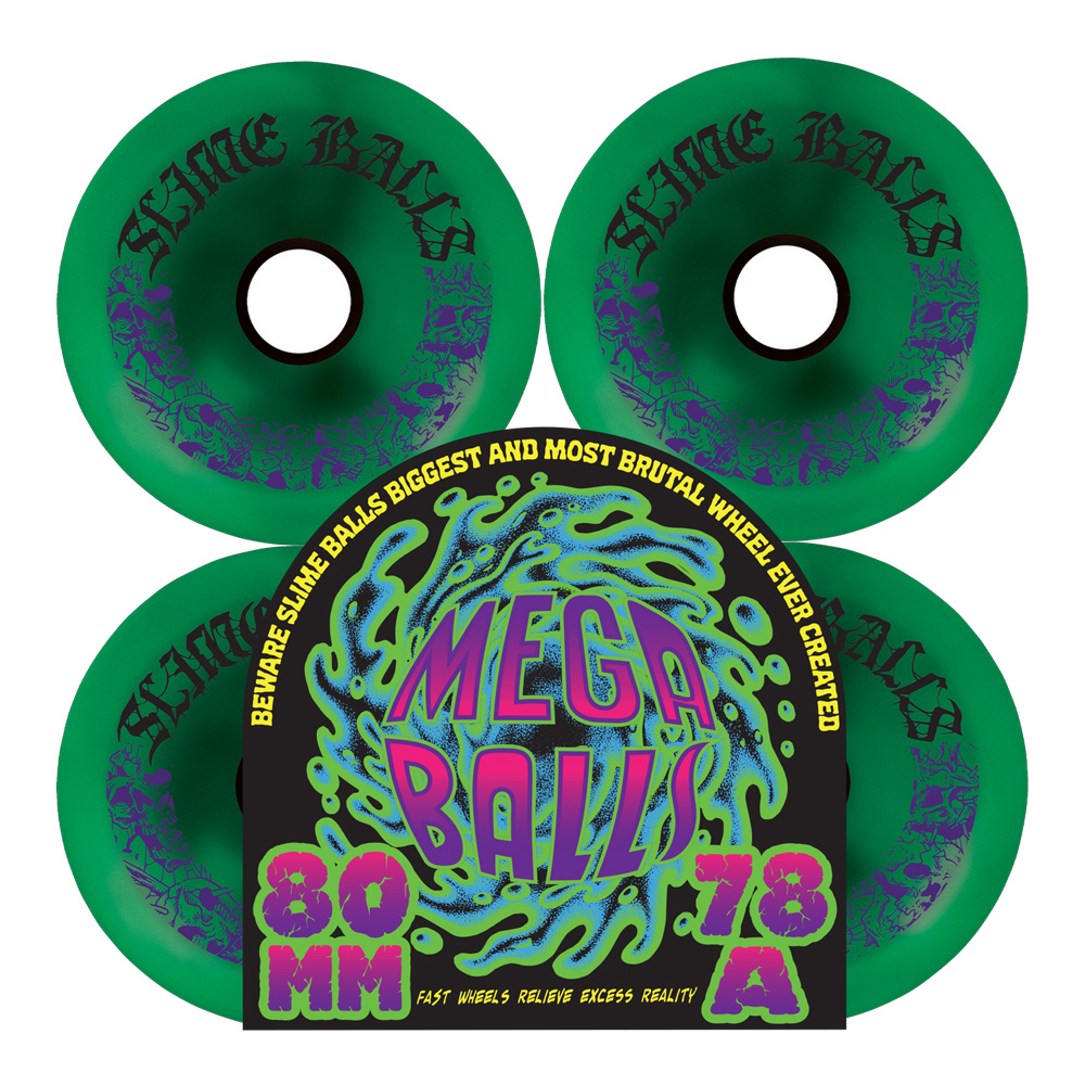 スライムボールズ SLIME BALLS 80mm MEGA 78A WHEELS ソフトウィール 4 スライムボールズ SLIME BALLS 80mm MEGA 78A WHEELS ソフトウィール 4