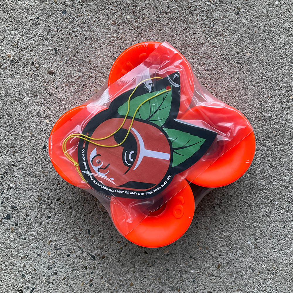 オージェイウィール OJ WHEELS 60mm HOT JUICE 78A ORANGE ソフト