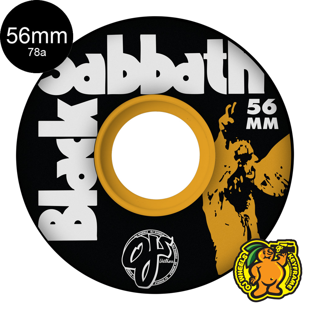 オージェイウィール OJ WHEELS 56mm BLACK SABBATH VOL4 KEYFRAME 78A