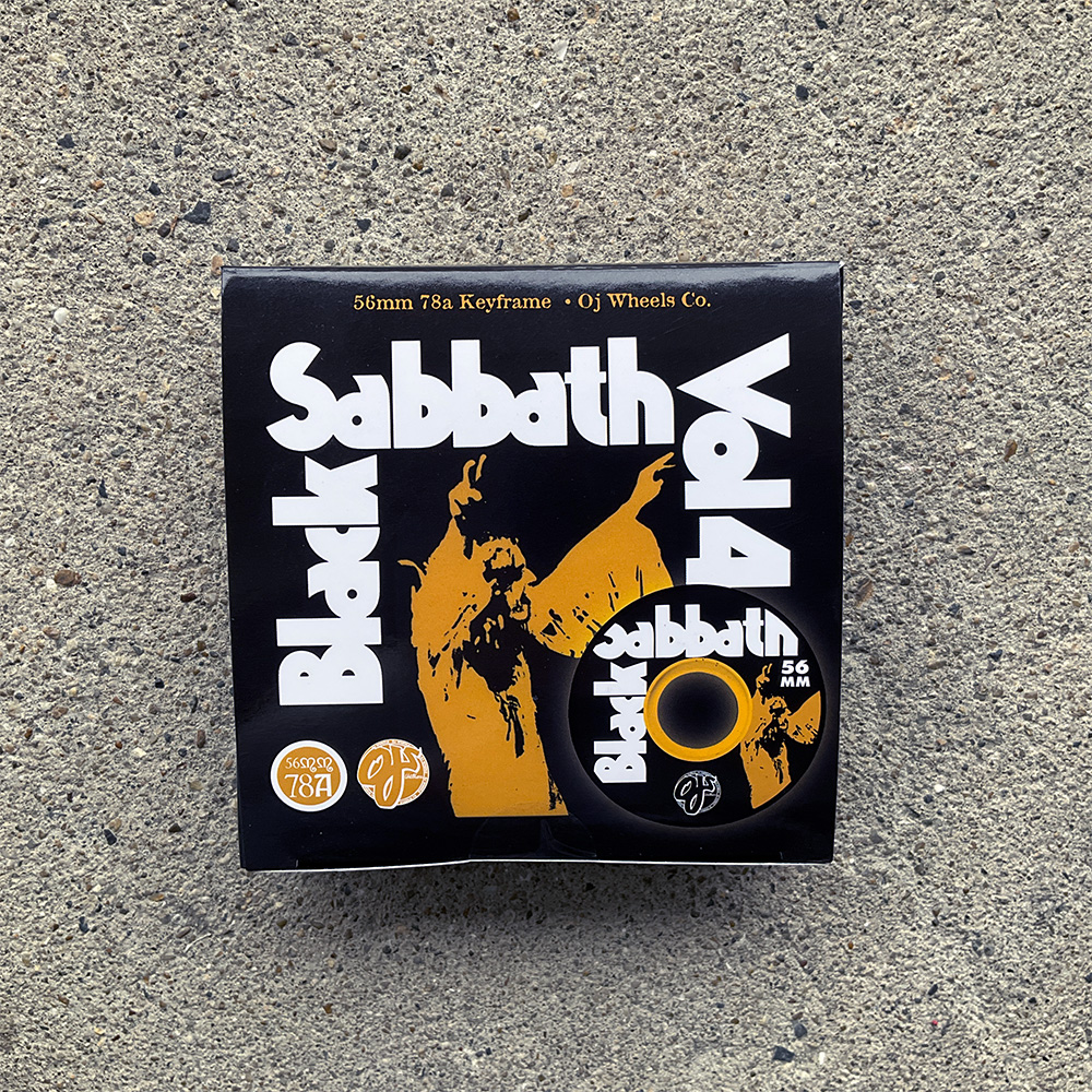 オージェイウィール OJ WHEELS 56mm BLACK SABBATH VOL4 KEYFRAME 78A