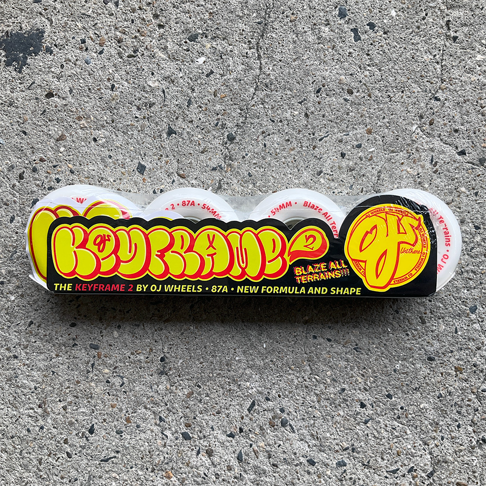 オージェイウィール OJ WHEELS 52mm KEYFRAME2 87A ソフトウィール 4個