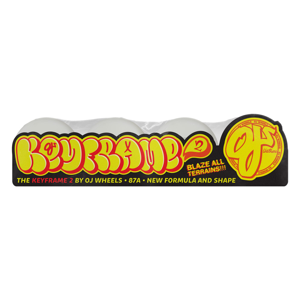 オージェイウィール OJ WHEELS 54mm KEYFRAME2 87A ソフトウィール 4個