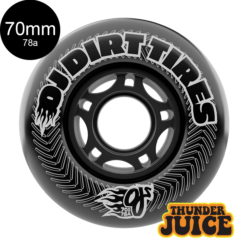 オージェイウィール OJ WHEELS 70mm VANDALS DIRT TIRES THUNDER JUICE