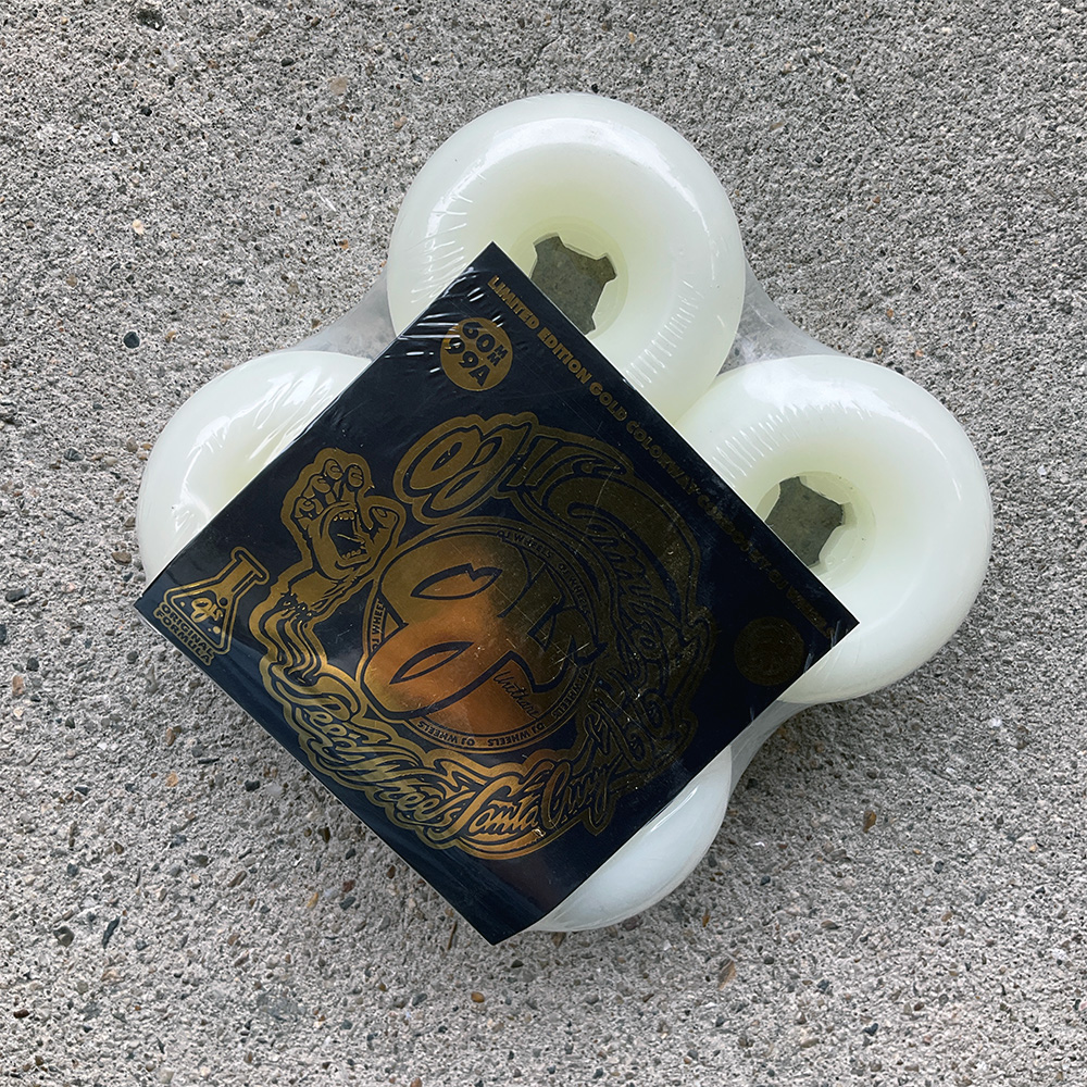 オージェイウィール OJ WHEELS 60mm ORIGINAL COMBO GOLD/WHITE 99A