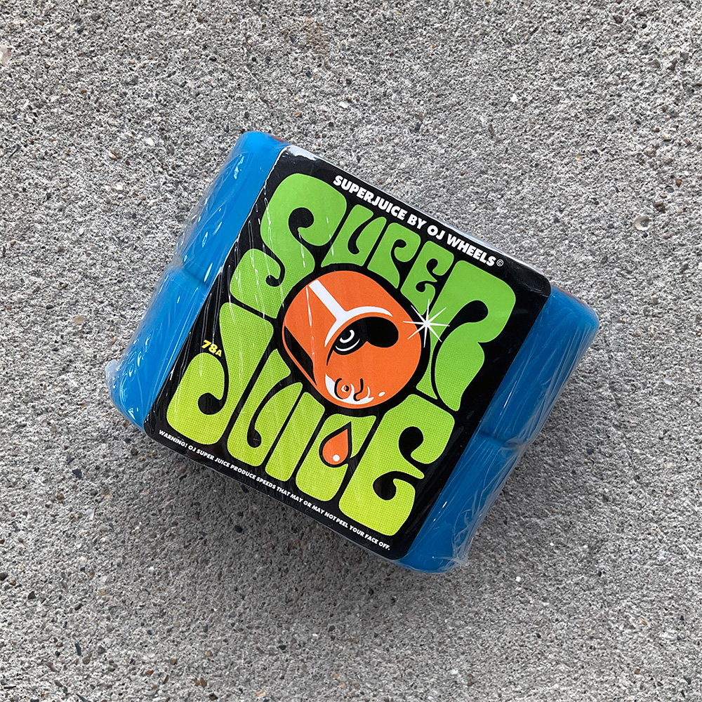 オージェイウィール OJ WHEELS 60mm SUPER JUICE 78A BLUE ソフト