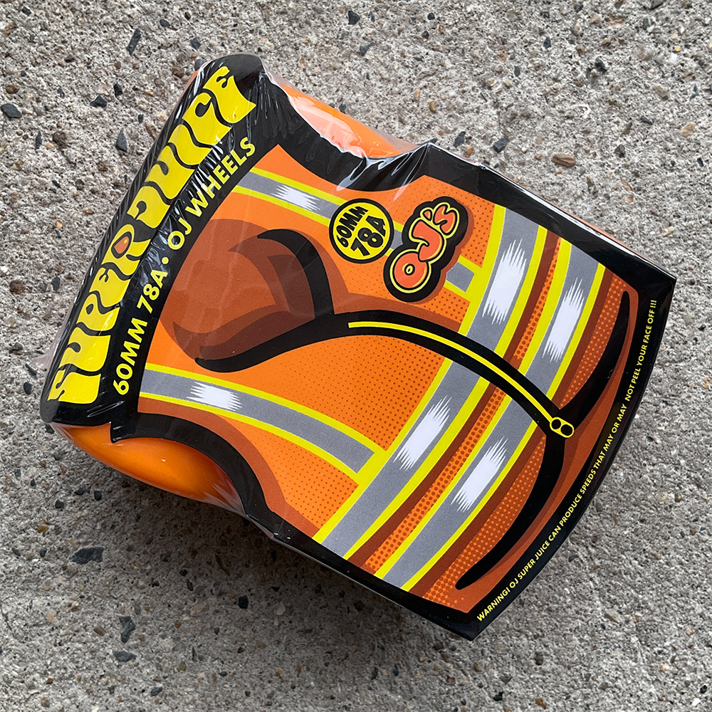 オージェイウィール OJ WHEELS 60mm SUPER JUICE NEON ORANGE 78A
