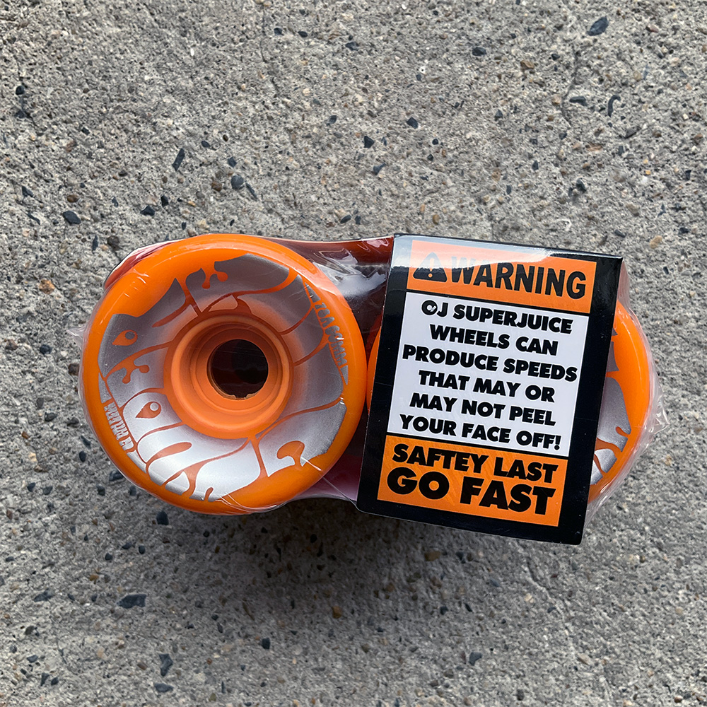 オージェイウィール OJ WHEELS 60mm SUPER JUICE NEON ORANGE 78A