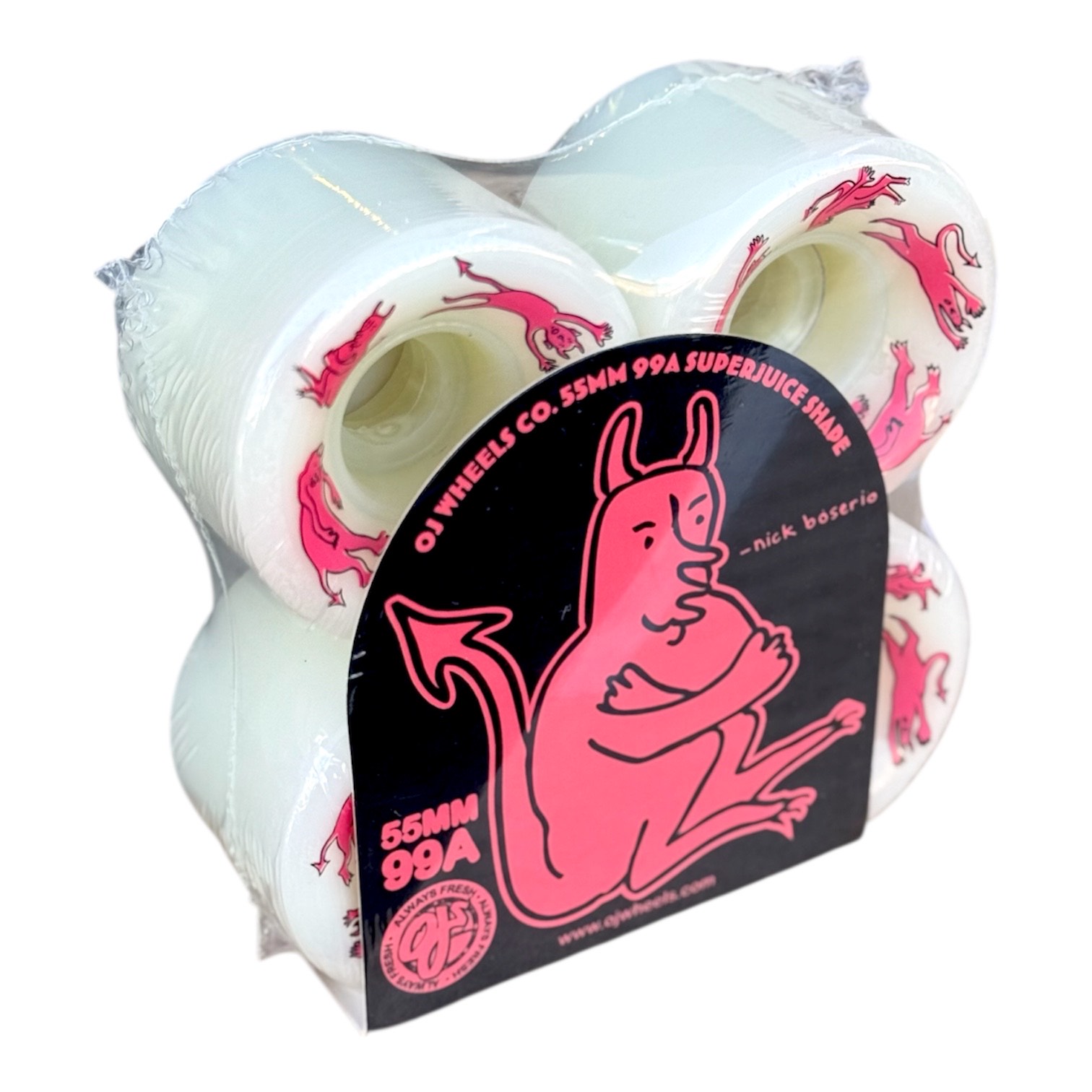 オージェイウィール OJ WHEELS 55mm BOSERIO LITTLE DEVILS 99A ハード