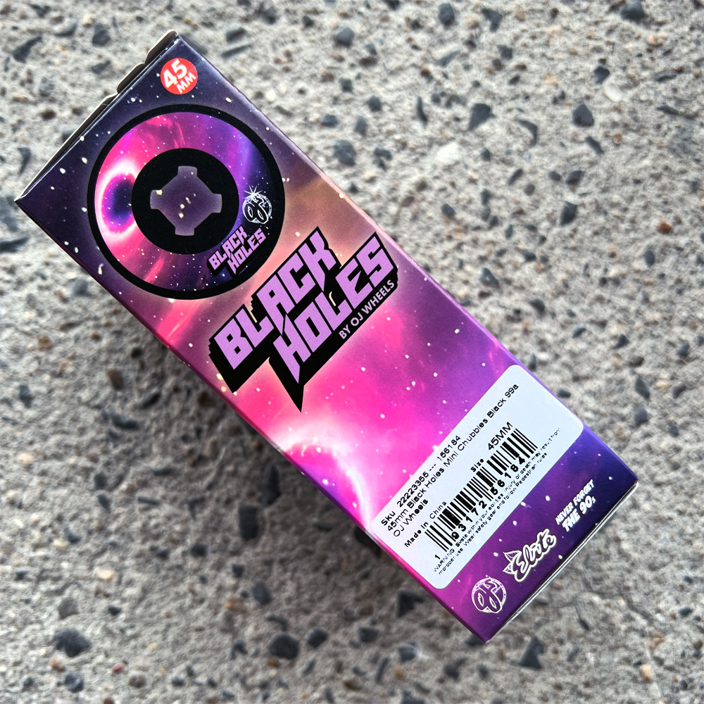 オージェイウィール OJ WHEELS 45mm BLACK HOLES MINI CHUBBIES 99A