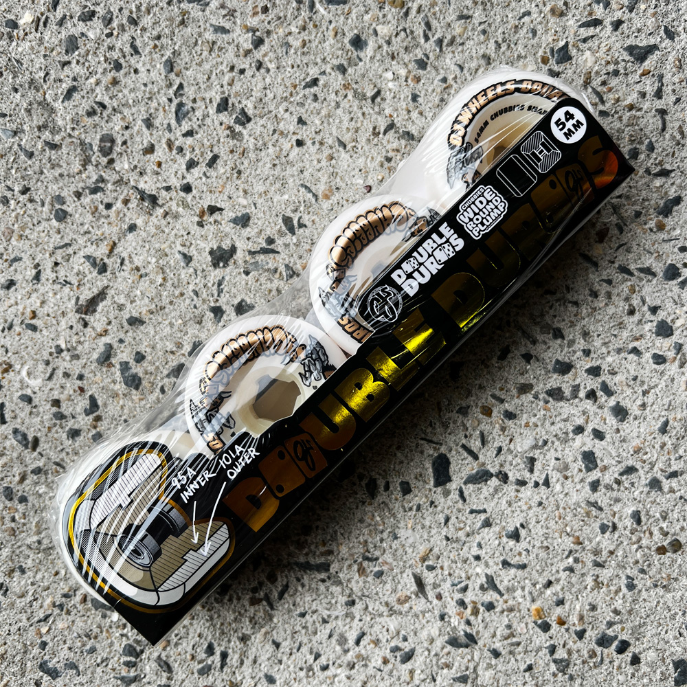オージェイウィール OJ WHEELS 54mm DOUBLE DURO WHITE CHUBBIES