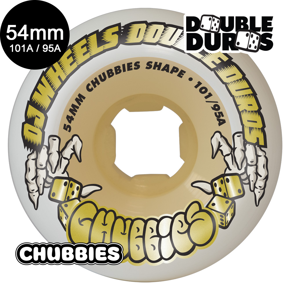 OJ  DOUBLE DUROS  54mm  ダブル・デューロ 54mm / 99a/95a Double Durometer Hardline | Lock In | OJ