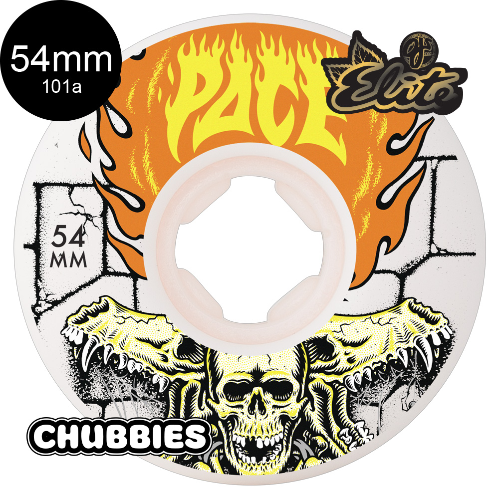 オージェイウィール OJ WHEELS 54mm ROB PACE DUNGEON ELITE CHUBBIES 101A ハードウィール 4 ...