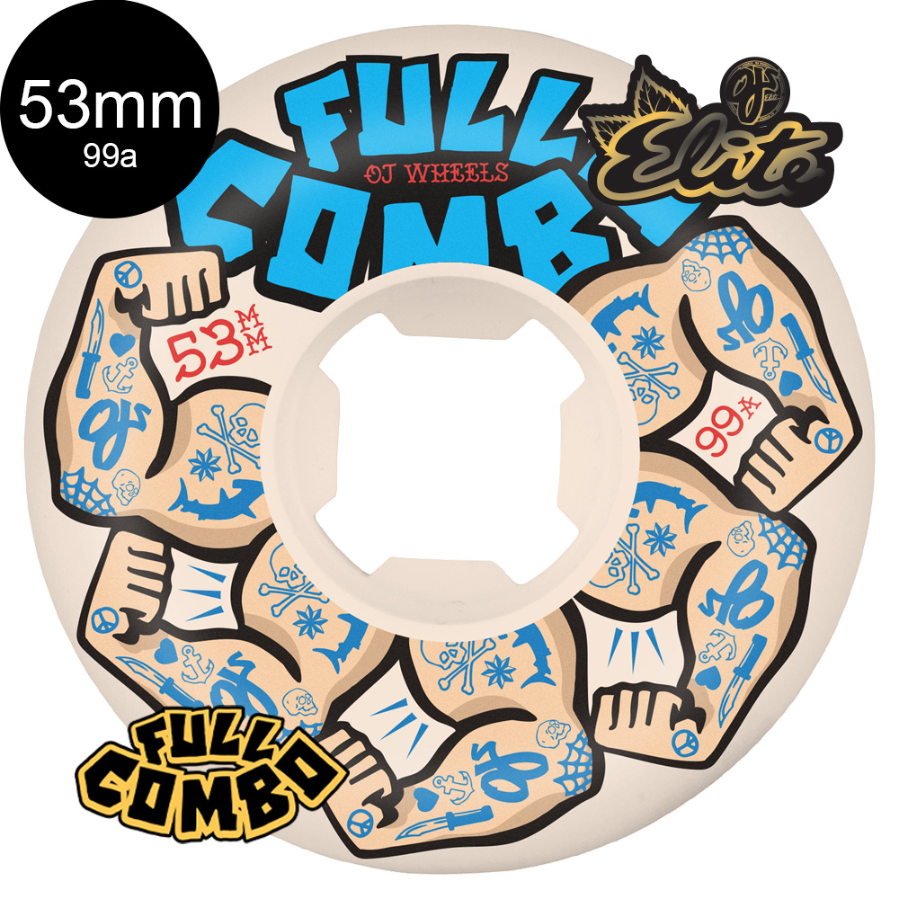 オージェイウィール OJ WHEELS 53mm TEAM ELITE FULL COMBO 99A ハード