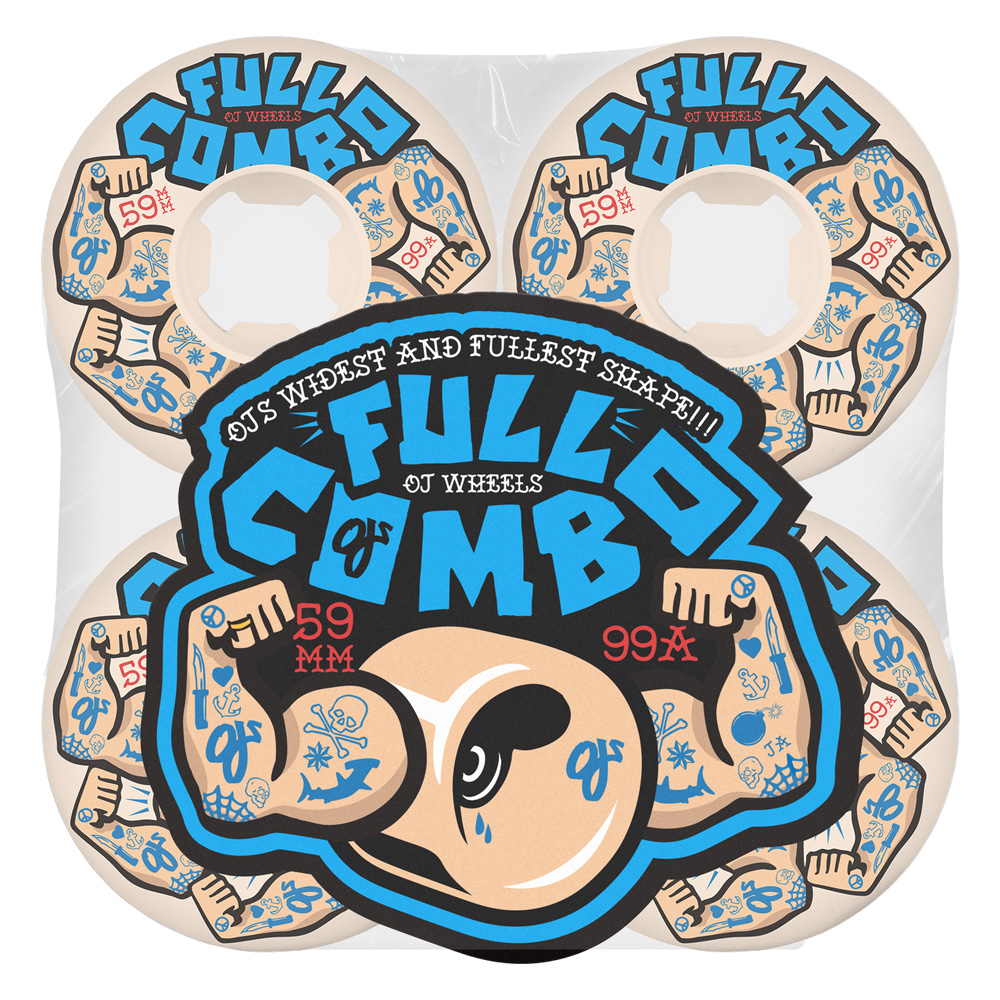 オージェイウィール OJ WHEELS 59mm TEAM ELITE FULL COMBO 99A ハード