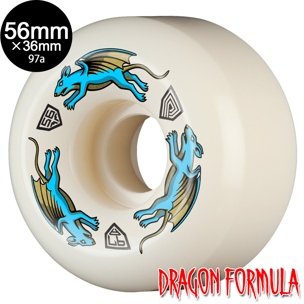 POWELL PERALTA パウエル DRAGON FORMULA 56mm POWELL（パウエル） パウエル・ペラルタ POWELL PERALTA 56mm x 36mm