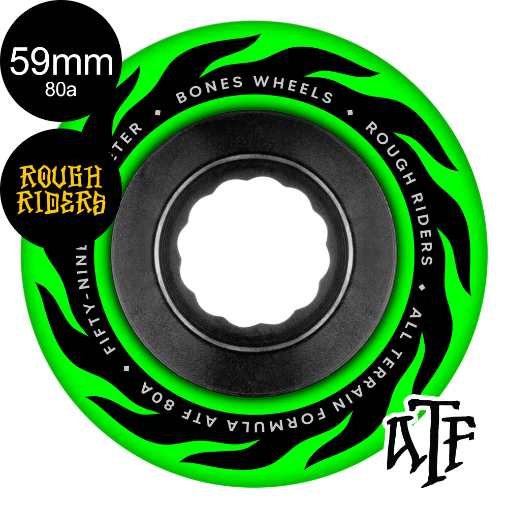 ボーンズ ウィール BONES WHEELS 59mm ATF ROUGH RIDER ETERNAL FLAME