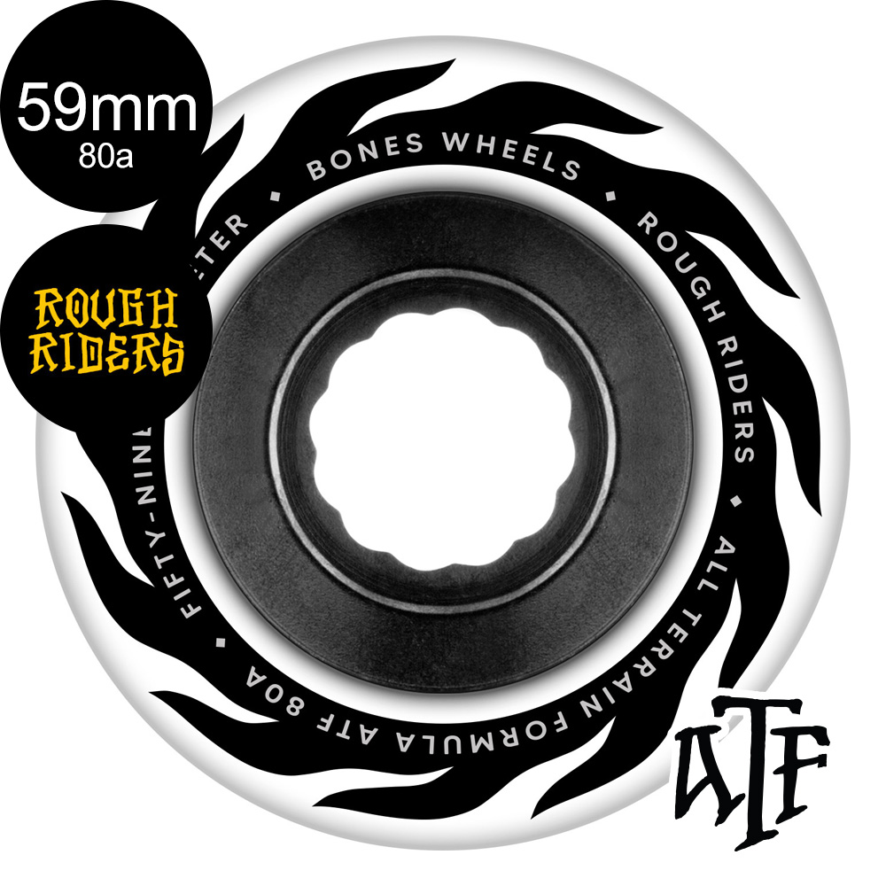 ボーンズ ウィール BONES WHEELS 59mm ATF ROUGH RIDER ETERNAL FLAME