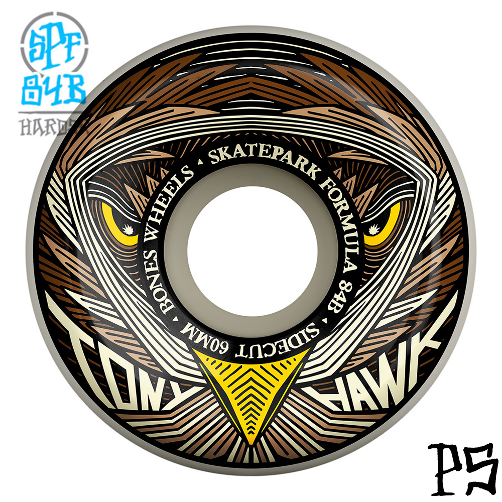 ボーンズ ウィール BONES WHEELS 60mm SPF HAWK NIGHT P5 SIDECUT 84B