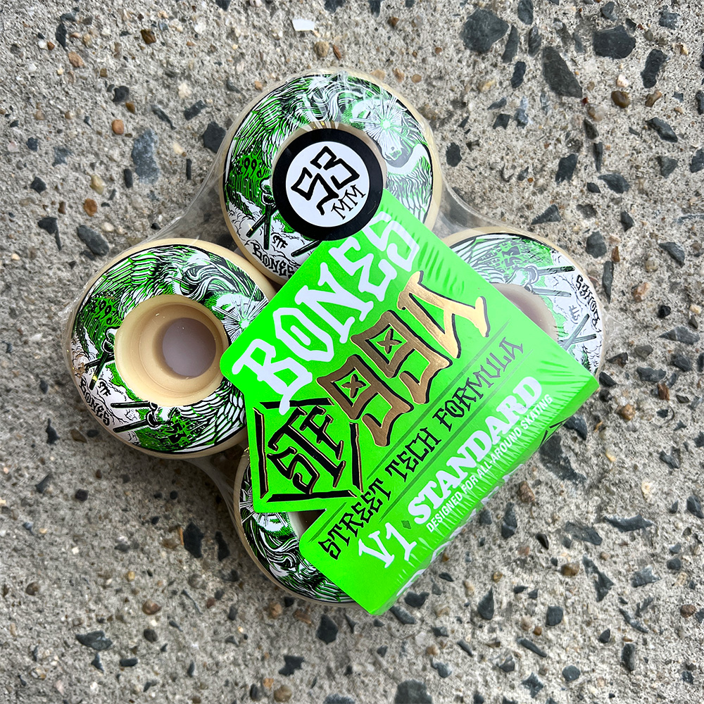 BONES STF 53㎜99a V1 BONES WHEELS STF Skateboard Wheels Standard 54mm V1 99A 4pk