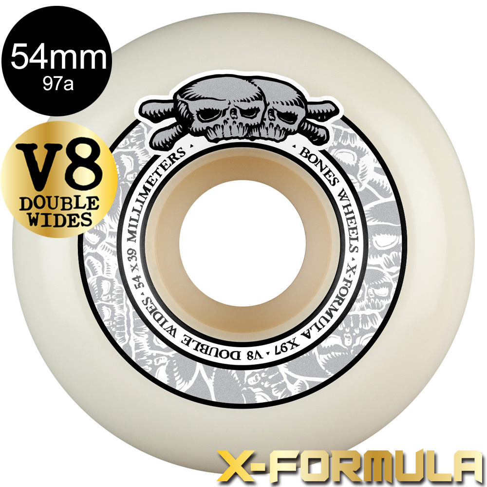 ボーンズ ウィール BONES WHEELS 54mm X-FORMULA V8 DOUBLE WIDES 97A