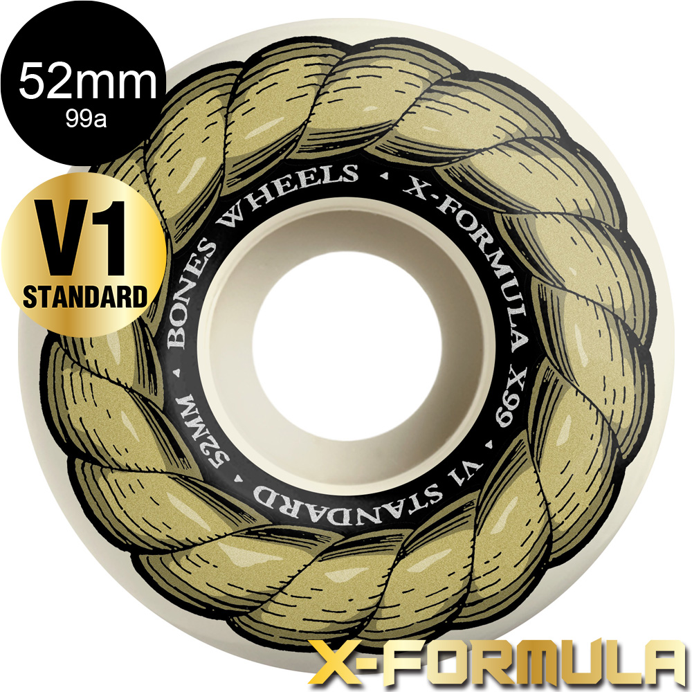 BONES X-FORMULA52㎜99a V1 BONES WHEELS X-Formula Butterfly Effect 52 V1 Standard 99A