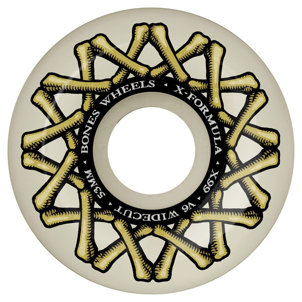 bones x formula 53㎜　99a v6 ウィール Bones X-Formula V6 Wide-cut Leaving Wheels 55MM 99A