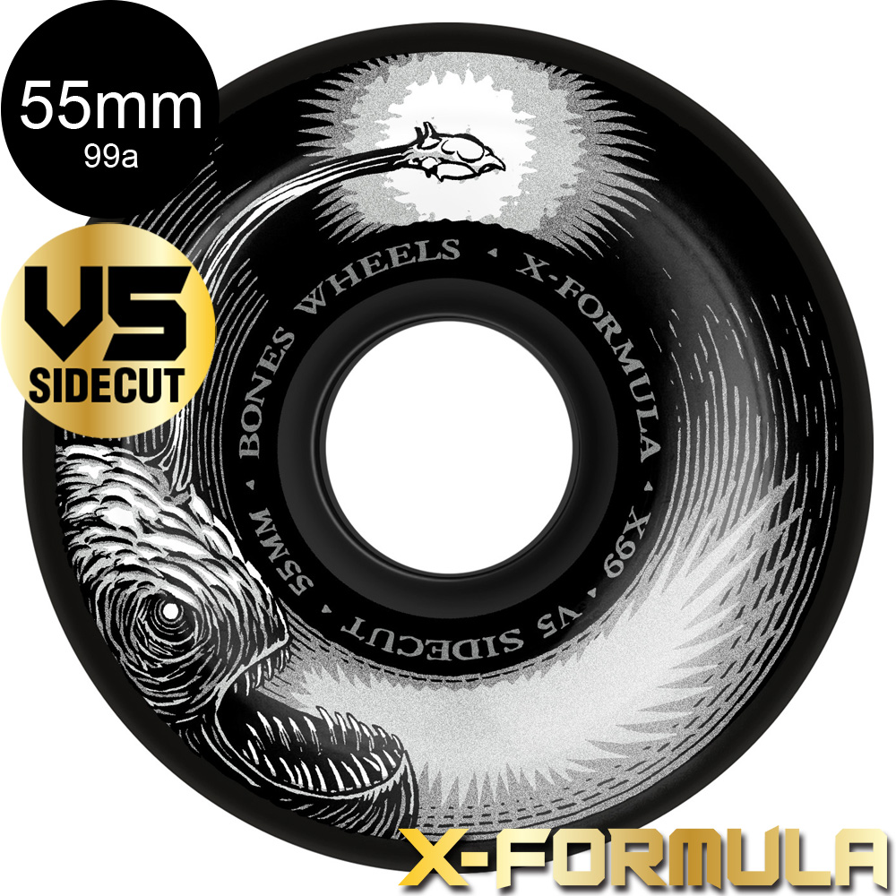 ボーンズ ウィール BONES WHEELS 55mm X-FORMULA DARK WATERS V5