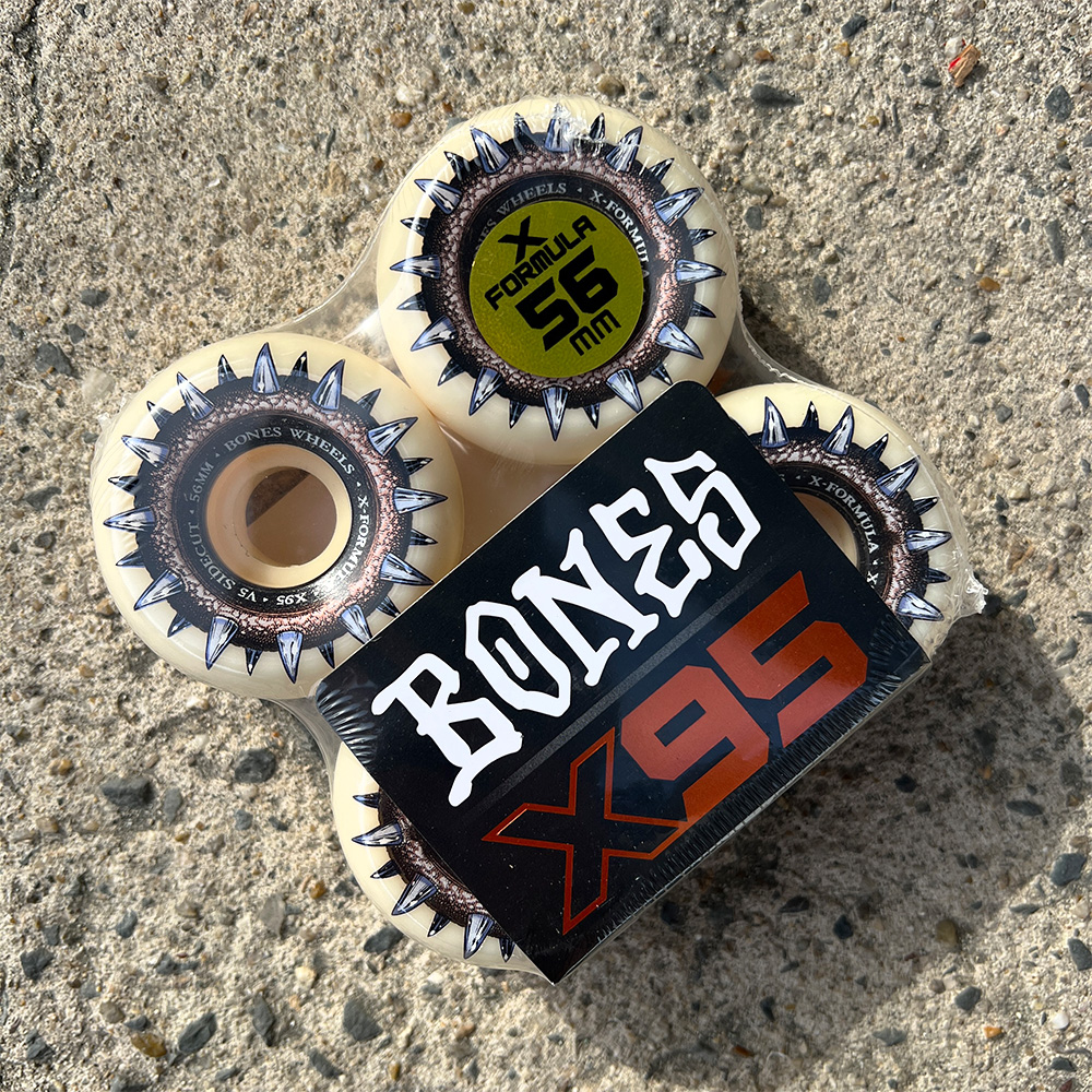Bones X-Formula 56mmスケートボードウィール 4個セット BONES WHEEL ボーンズ ウィール X-FORMULA V1（STANDARD）99A