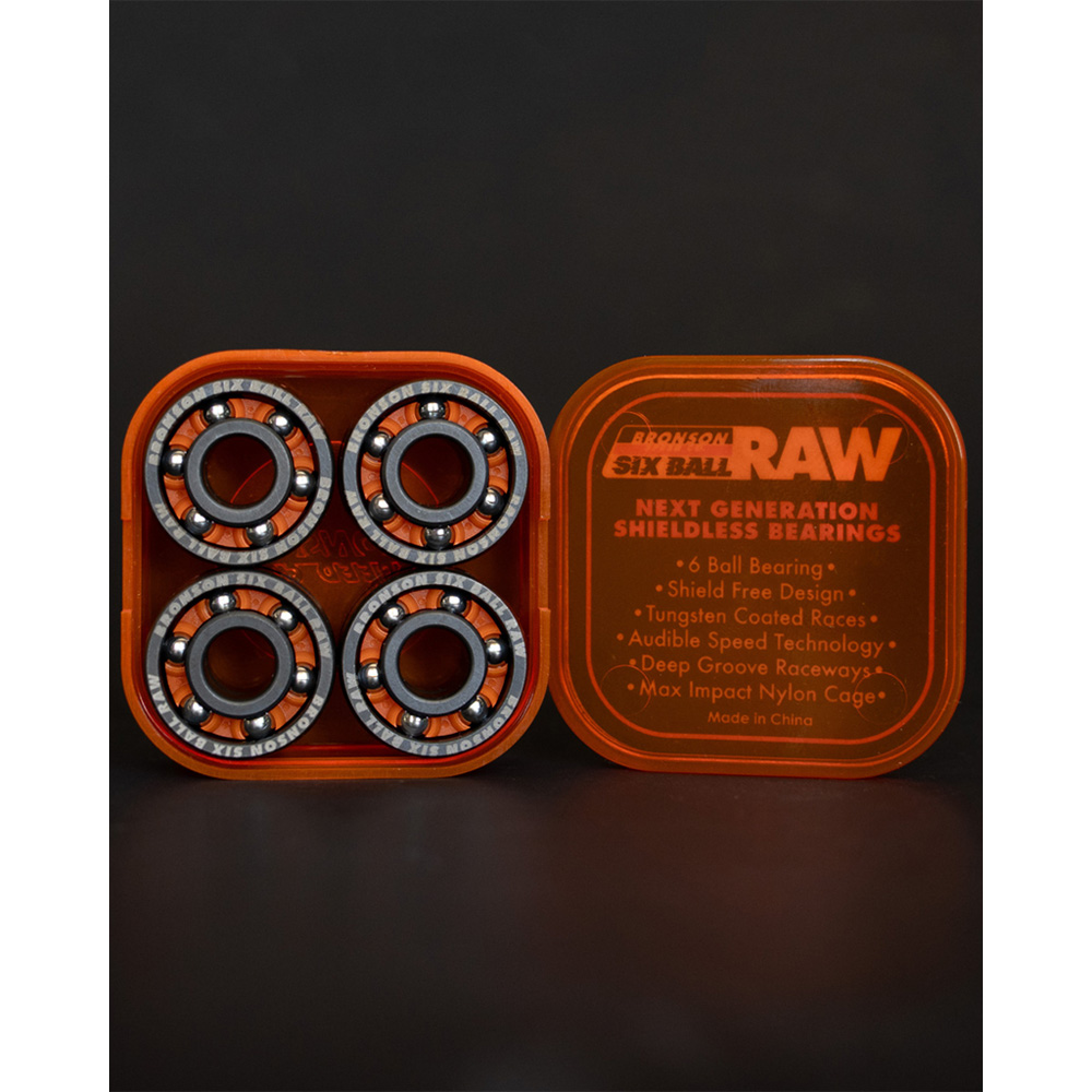 ブロンソン BRONSON 6-BALL RAW BEARING ベアリング 6ボール スケート