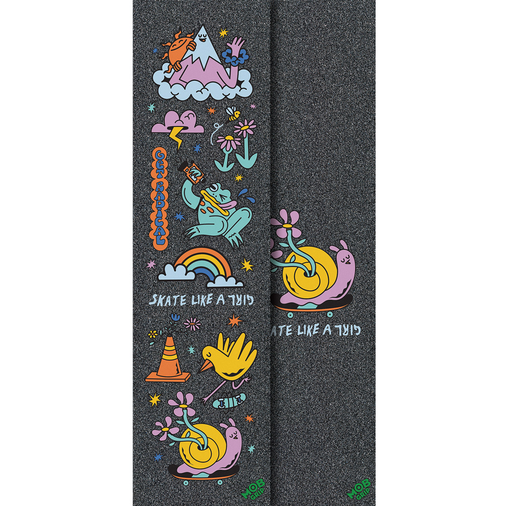 モブグリップ MOB GRIP 9in x 33in SKATE LIKE A GIRL SHEET グリップ