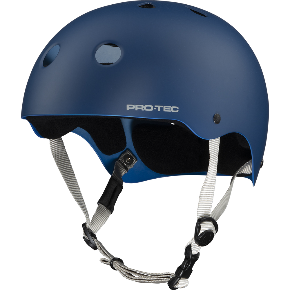 PRO-TEC プロテック CLASSIC SKATE MATTE BLUE ヘルメット マットブルー プロテクター 大人用 子供用 キッズ ユース PROTEC スケートボード スケボー BMX(2103)｜americanstreetstyle