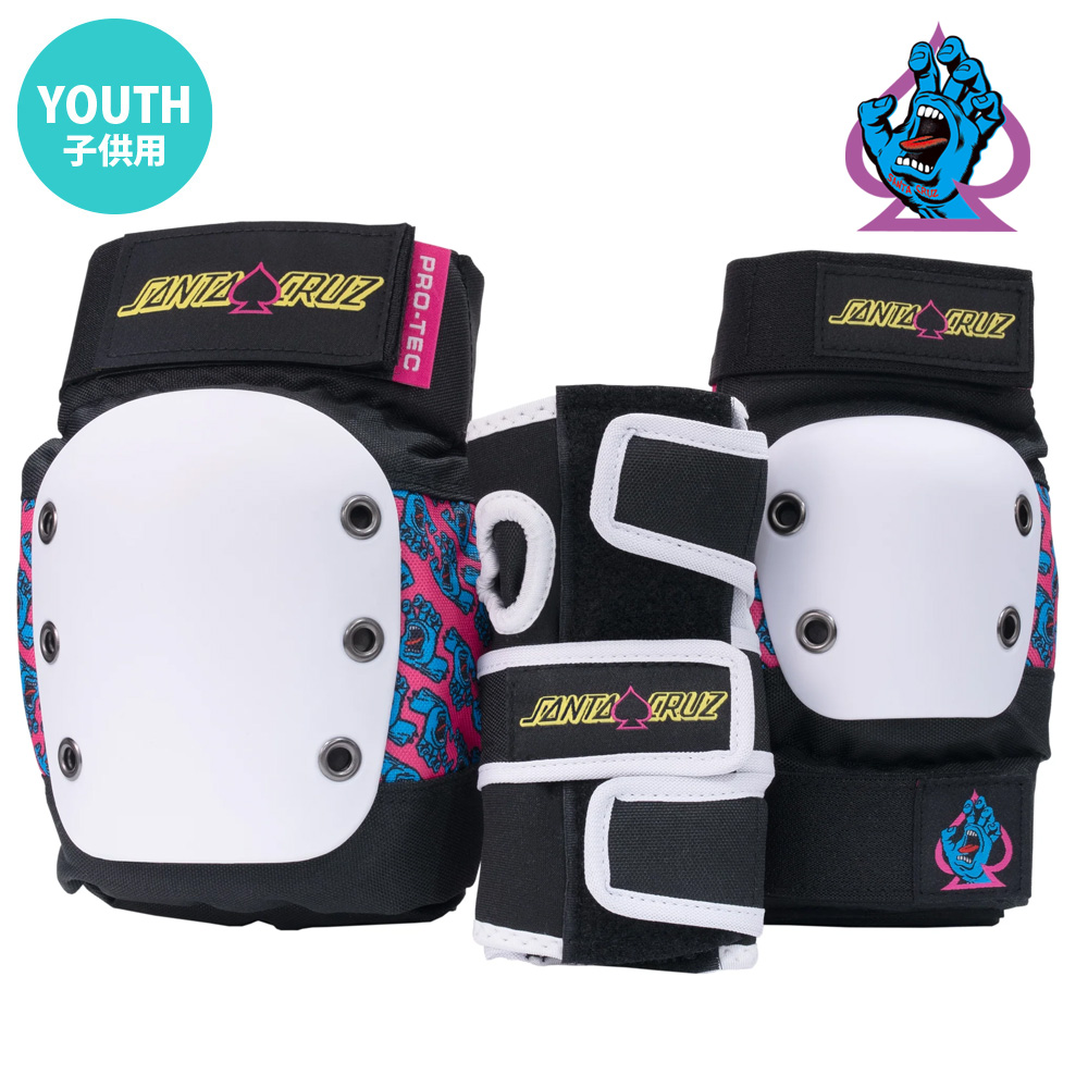 PRO-TEC（プロテック） PRO-TEC STREET GEAR 3-PACK PAD SET SANTA