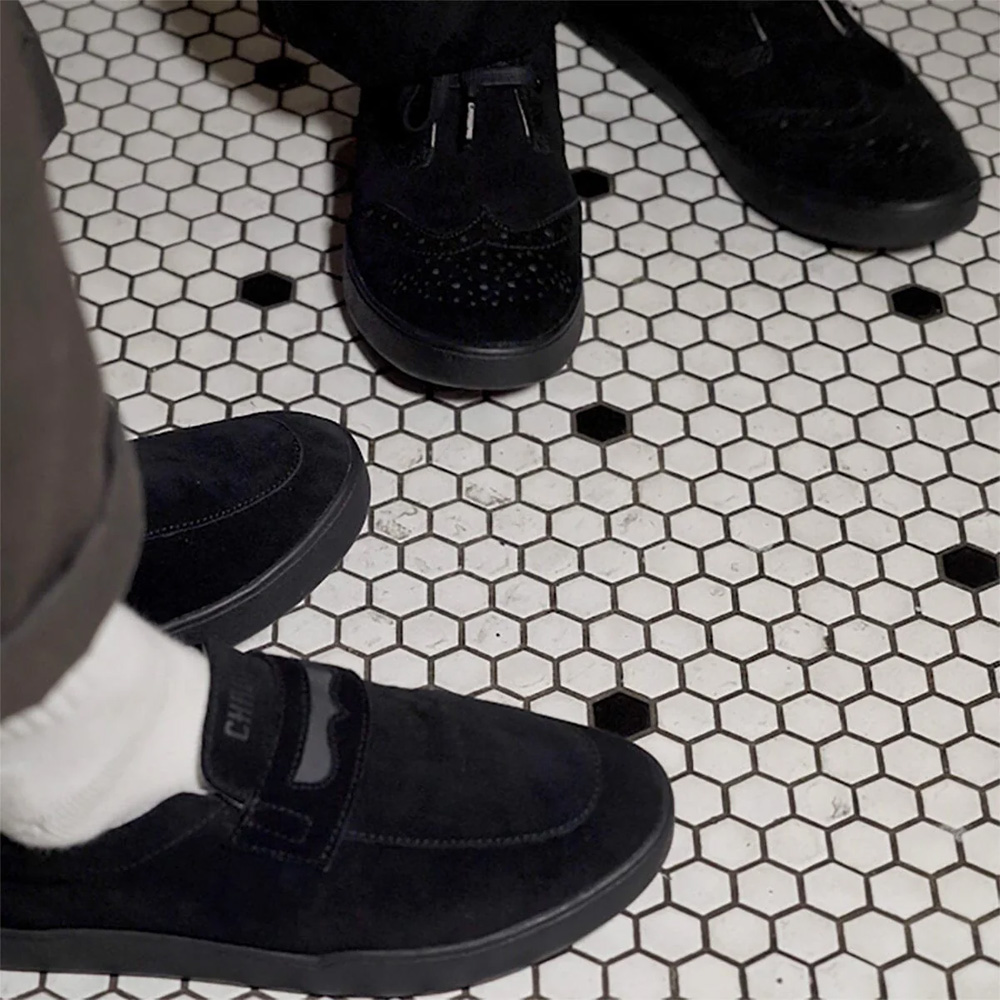 CHROME（クローム） CHROME A27 LOAFER ローファー A27 BLACK SUEDE 靴 