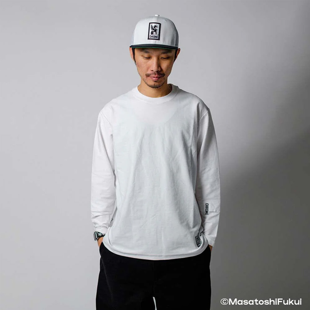 CHROME（クローム） CHROME LIMESTONE CAVE L/S TEE OG LOGO Tシャツ