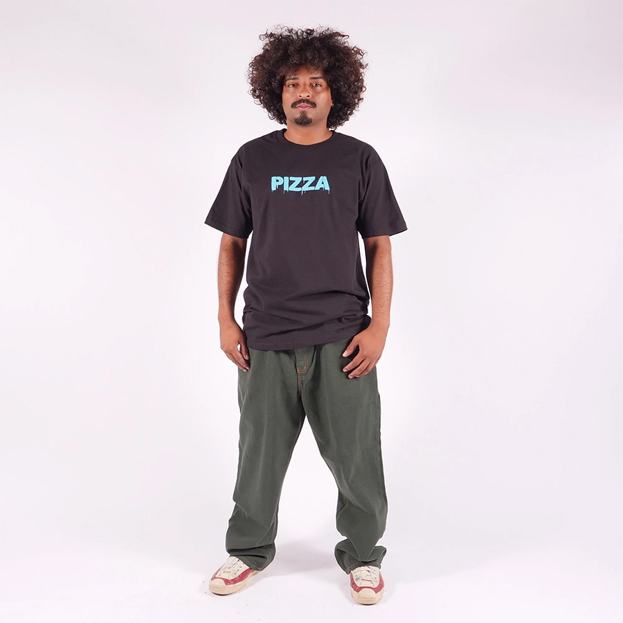 PIZZA ピザ PIZZA STENCIL S/S T-SHIRT Tシャツ TEE 半そで スケートボード スケボー ストリート スケーター ファッション(22FW)｜americanstreetstyle｜04