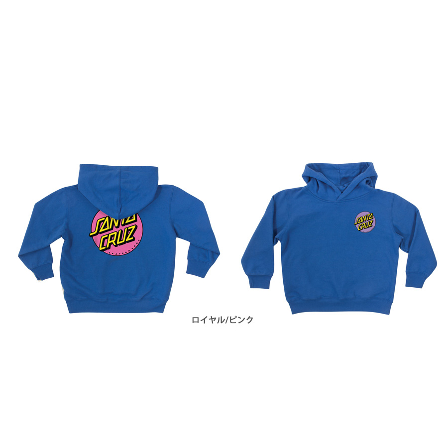 SANTA CRUZ サンタクルーズ OTHER DOT P O HOODED KIDS プルオーバー