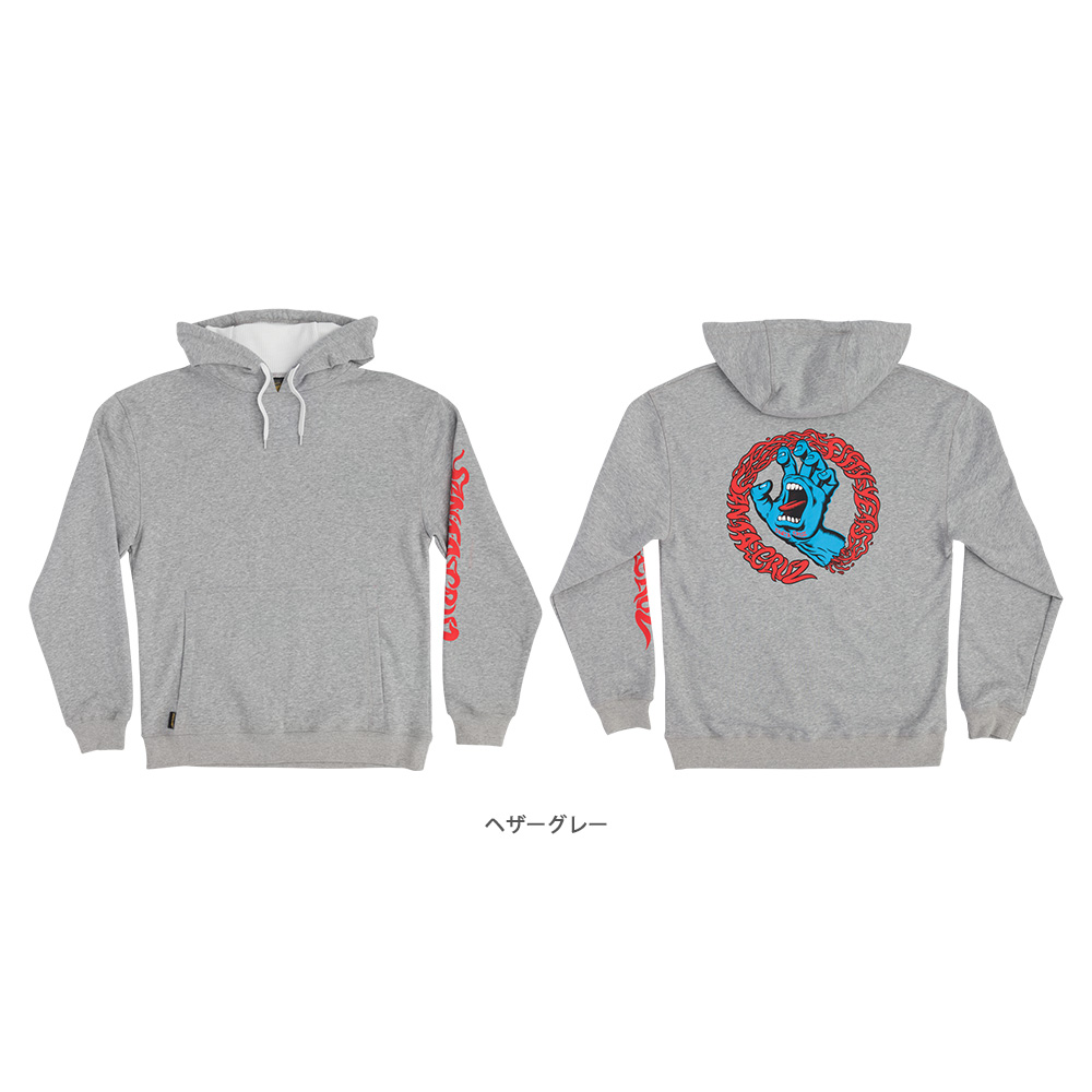 SANTA CRUZ サンタクルーズ SCREAMING 50 P/O HOODED SWEATSHIRT プル