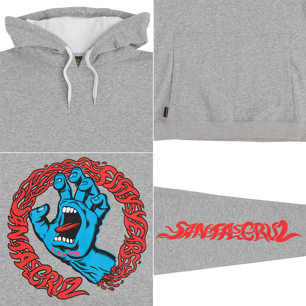 SANTA CRUZ サンタクルーズ SCREAMING 50 P/O HOODED SWEATSHIRT プル