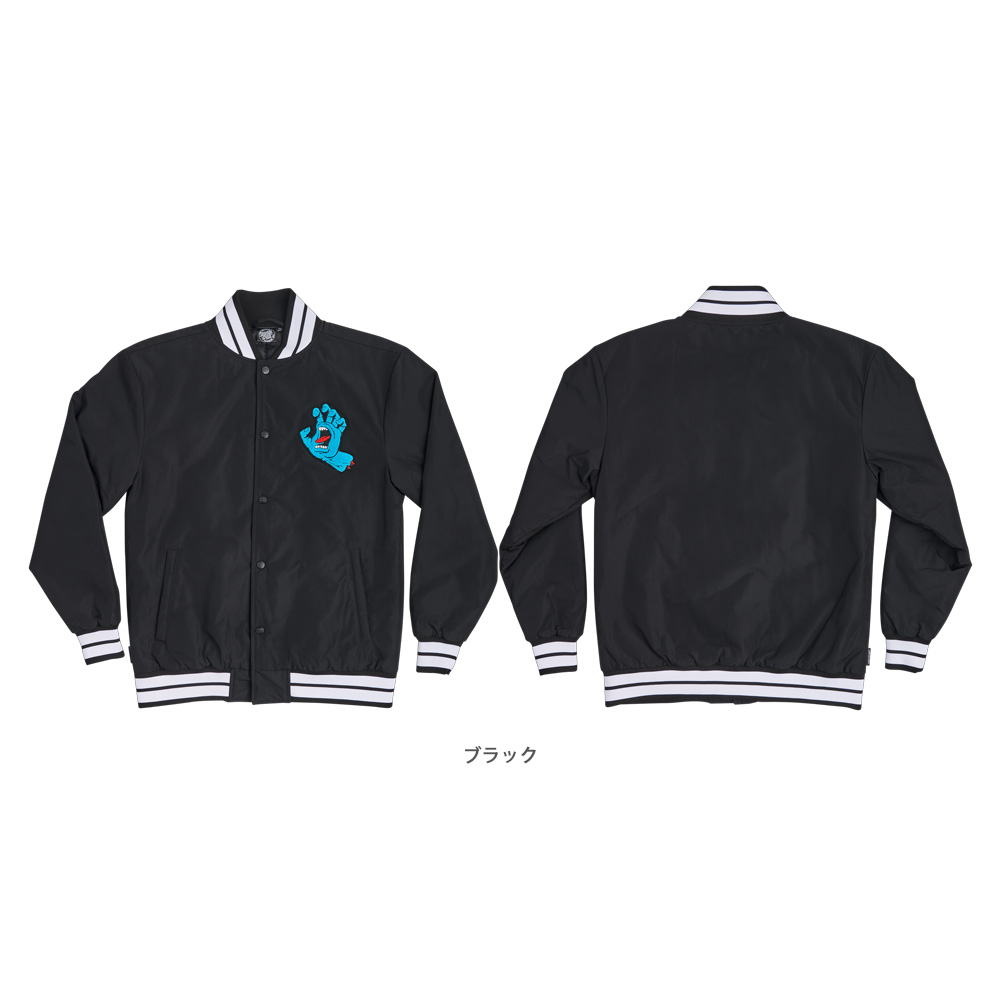 SANTA CRUZ サンタクルーズ SCREAMING HAND STADIUM JACKET ジャケット スタジアムジャケット ジャンパー スクリーミングハンド アウター 上着 (24FA)